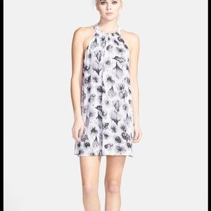 ASTR High Neck Floral Shift Dress